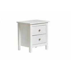 Table De Chevet BOBOCHIC - Chevet EMMA Blanc - Blanc