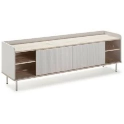 Meubles TV BOBOCHIC - Meuble TV 160 Cm VERMONT Bois Massif Blanc -BOBOCHIC Soldes 2022 33494813 3