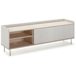 Meubles TV BOBOCHIC - Meuble TV 160 Cm VERMONT Bois Massif Blanc -BOBOCHIC Soldes 2022 33494813 5