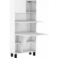 Bureau BOBOCHIC - Buffet Haut Et Bureau 2 En 1 HOMI Blanc - Blanc 8 Bureau BOBOCHIC - Buffet Haut Et Bureau 2 En 1 HOMI Blanc - Blanc -BOBOCHIC Soldes 2022 33563069 3