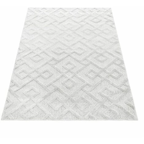 Tapis BOBOCHIC - Tapis Poils Courts SENTA Motif Berbère 60x110 Crème - Crème 4 Tapis BOBOCHIC - Tapis Poils Courts SENTA Motif Berbère 60x110 Crème - Crème – Image 2