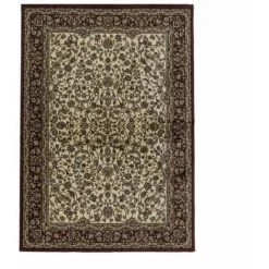 Tapis BOBOCHIC - Tapis Poils Courts YASSMA Motif Oriental 80x150 Crème - Crème