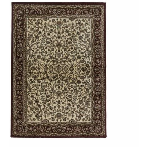 Tapis BOBOCHIC - Tapis Poils Courts YASSMA Motif Oriental 80x150 Crème - Crème 3 Tapis BOBOCHIC - Tapis Poils Courts YASSMA Motif Oriental 80x150 Crème - Crème