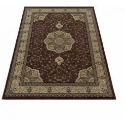 Tapis BOBOCHIC - Tapis Poils Courts CASABLANCA Motif Oriental 80x150 Rouge - Rouge -BOBOCHIC Soldes 2022 33758017 2