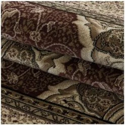 Tapis BOBOCHIC - Tapis Poils Courts CASABLANCA Motif Oriental 80x150 Rouge - Rouge -BOBOCHIC Soldes 2022 33758017 5