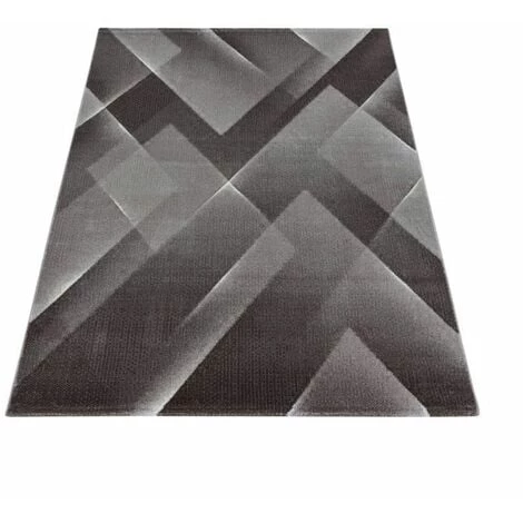 Tapis BOBOCHIC - Tapis Poils Courts LOTTEN Motif Graphique 80x150 Marron - Marron 4 Tapis BOBOCHIC - Tapis Poils Courts LOTTEN Motif Graphique 80x150 Marron - Marron – Image 2