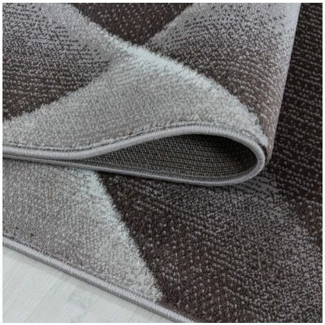 Tapis BOBOCHIC - Tapis Poils Courts LOTTEN Motif Graphique 80x150 Marron - Marron 6 Tapis BOBOCHIC - Tapis Poils Courts LOTTEN Motif Graphique 80x150 Marron - Marron – Image 4