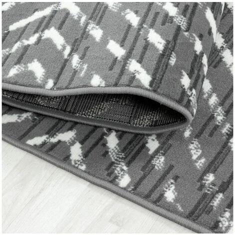 Tapis BOBOCHIC - Tapis Poils Courts IRMA Motif Graphique 120x170 Gris - Gris 7 Tapis BOBOCHIC - Tapis Poils Courts IRMA Motif Graphique 120x170 Gris - Gris â Image 5
