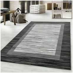 Tapis BOBOCHIC - Tapis Poils Courts VERO Motif Graphique 80x150 Gris - Gris -BOBOCHIC Soldes 2022 35569746 2