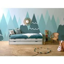Lit Enfant BOBOCHIC - Lit ULYSSE En Bois Massif 90x190 Blanc - Blanc -BOBOCHIC Soldes 2022 36139098 3