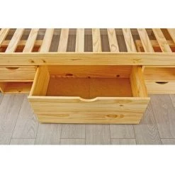 Lit Enfant BOBOCHIC - Lit MARTIN 90x200 Cm Bois Massif - Bois -BOBOCHIC Soldes 2022 36944518 5