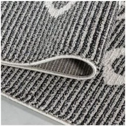 Tapis BOBOCHIC - Tapis Poils Courts BIREM Motif Berbère 80x150 Noir - Noir -BOBOCHIC Soldes 2022 37471186 4