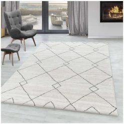 Tapis BOBOCHIC - Tapis Poils Courts GANA Motif Berbère 80x150 Crème - Crème 8 Tapis BOBOCHIC - Tapis Poils Courts GANA Motif Berbère 80x150 Crème - Crème -BOBOCHIC Soldes 2022 37471208 2