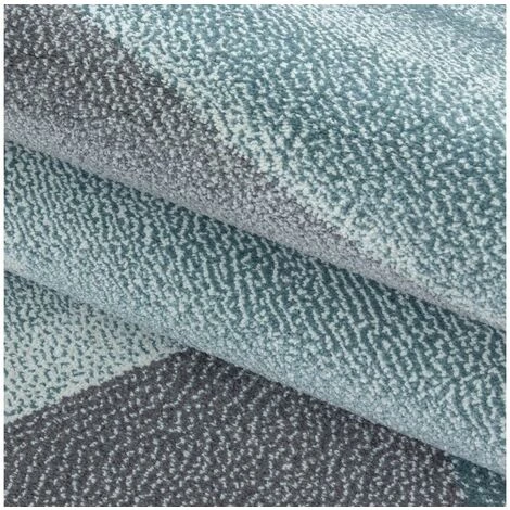 Tapis BOBOCHIC - Tapis Poils Courts VELMA Motif Graphique 160x230 Bleu - Bleu 6 Tapis BOBOCHIC - Tapis Poils Courts VELMA Motif Graphique 160x230 Bleu - Bleu â Image 4