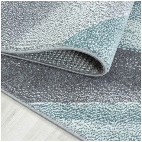 Tapis BOBOCHIC - Tapis Poils Courts VELMA Motif Graphique 160x230 Bleu - Bleu 7 Tapis BOBOCHIC - Tapis Poils Courts VELMA Motif Graphique 160x230 Bleu - Bleu â Image 5