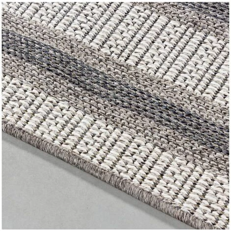 Tapis D'extérieur BOBOCHIC - Tapis D'extérieur ZANI Motif Graphique 60x100 Crème - Crème 5 Tapis D'extérieur BOBOCHIC - Tapis D'extérieur ZANI Motif Graphique 60x100 Crème - Crème – Image 3