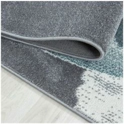 Tapis Enfant BOBOCHIC - Tapis Enfant Poils Courts MILO Imprimé 120x120 Bleu -BOBOCHIC Soldes 2022 37471229 4