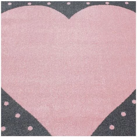 Tapis Enfant BOBOCHIC - Tapis Enfant Poils Courts ZENKA Imprimé 120x120 Rose 5 Tapis Enfant BOBOCHIC - Tapis Enfant Poils Courts ZENKA Imprimé 120x120 Rose – Image 3