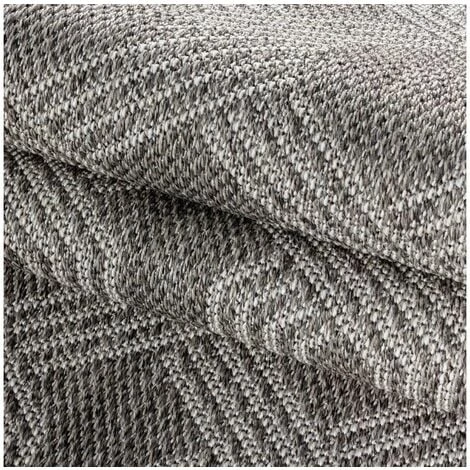 Tapis D'extérieur BOBOCHIC - Tapis D'extérieur KAZEO Motif Graphique 60x100 Gris - Gris 7 Tapis D'extérieur BOBOCHIC - Tapis D'extérieur KAZEO Motif Graphique 60x100 Gris - Gris – Image 5