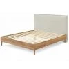 Lit BOBOCHIC - Lit 180x200 Cm CARA Avec Lattes Massives Pieds En Bois Naturel 180x200 Beige - Beige -BOBOCHIC Soldes 2022 39493342 1