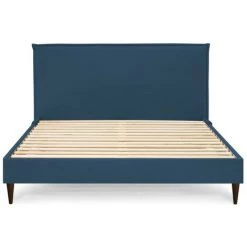 Lit BOBOCHIC - Lit 160x200 Cm SARY Avec Pochettes Et Lattes Massives Pieds En Bois Wengé 160x200 Bleu - Bleu 9 Lit BOBOCHIC - Lit 160x200 Cm SARY Avec Pochettes Et Lattes Massives Pieds En Bois Wengé 160x200 Bleu - Bleu -BOBOCHIC Soldes 2022 39493355 4