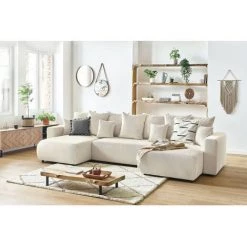 Canapé Panoramique Convertible BOBOCHIC - Canapé Panoramique Convertible Coffre ENVY Velours Côtelé Avec Pouf Beige - Beige 9 Canapé Panoramique Convertible BOBOCHIC - Canapé Panoramique Convertible Coffre ENVY Velours Côtelé Avec Pouf Beige - Beige -BOBOCHIC Soldes 2022 39673114 3