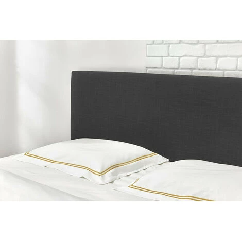 Lit BOBOCHIC - Lit 140x190 Cm NOA Avec Lattes Massives Pieds En Bois Wengé 140x190 Gris Anthracite - Gris Anthracite 7 Lit BOBOCHIC - Lit 140x190 Cm NOA Avec Lattes Massives Pieds En Bois Wengé 140x190 Gris Anthracite - Gris Anthracite â Image 5