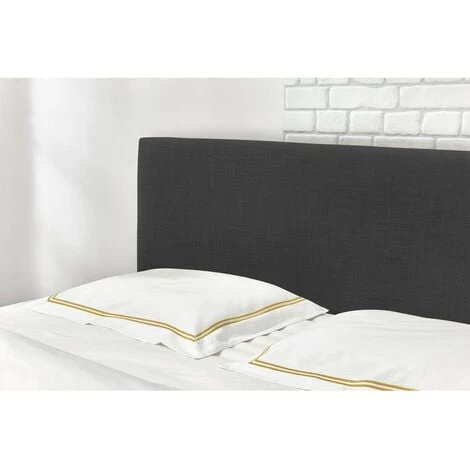 Lit BOBOCHIC - Lit 160x200 Cm NOA Avec Lattes Massives Pieds En Bois Wengé 160x200 Gris Anthracite - Gris Anthracite 7 Lit BOBOCHIC - Lit 160x200 Cm NOA Avec Lattes Massives Pieds En Bois Wengé 160x200 Gris Anthracite - Gris Anthracite – Image 5