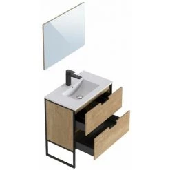 BOBOCHIC Ensemble De Salle De Bain 80 Cm Avec Colonne MAWA Chêne Clair - Bois Naturel 10 BOBOCHIC Ensemble De Salle De Bain 80 Cm Avec Colonne MAWA Chêne Clair - Bois Naturel -BOBOCHIC Soldes 2022 40744692 4