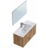 BOBOCHIC Meuble De Salle De Bain 100 Cm ARIA Chêne Foncé - Bois Naturel 2 BOBOCHIC Meuble De Salle De Bain 100 Cm ARIA Chêne Foncé - Bois Naturel -BOBOCHIC Soldes 2022 40744716 1