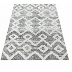 Tapis BOBOCHIC - Tapis Poils Courts AGDEA Motif Berbère 80x80 Gris - Gris -BOBOCHIC Soldes 2022 41612815 2