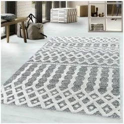 Tapis BOBOCHIC - Tapis Poils Courts MAROC Motif Berbère 80x80 Gris - Gris 7 Tapis BOBOCHIC - Tapis Poils Courts MAROC Motif Berbère 80x80 Gris - Gris -BOBOCHIC Soldes 2022 41612827 3