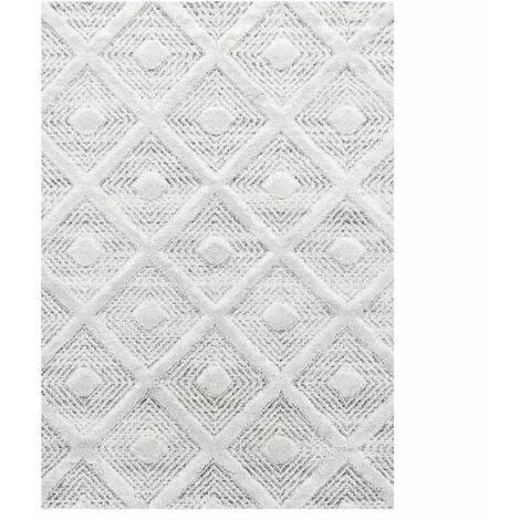 Tapis BOBOCHIC - Tapis Poils Courts LENIO Motif Graphique 80x80 Gris - Gris 3 Tapis BOBOCHIC - Tapis Poils Courts LENIO Motif Graphique 80x80 Gris - Gris