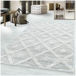 Tapis BOBOCHIC - Tapis Poils Courts LENIO Motif Graphique 80x80 Gris - Gris 7 Tapis BOBOCHIC - Tapis Poils Courts LENIO Motif Graphique 80x80 Gris - Gris -BOBOCHIC Soldes 2022 41612869 3