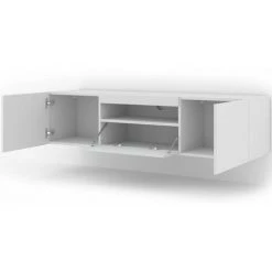 Meubles TV BOBOCHIC - Meuble TV 150 Cm ASTRID Blanc - Blanc -BOBOCHIC Soldes 2022 41902001 3