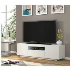 Meubles TV BOBOCHIC - Meuble TV 150 Cm ASTRID Blanc - Blanc -BOBOCHIC Soldes 2022 41902001 5