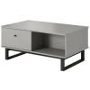 Tables Basses BOBOCHIC - Table Basse AVIONA Gris Et Noir - Gris -BOBOCHIC Soldes 2022 42426461 1