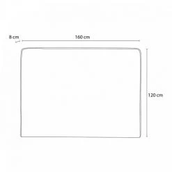 Tête De Lit BOBOCHIC - Tête De Lit 160cm CLEO Gris Foncé - Gris Foncé -BOBOCHIC Soldes 2022 44795093 3