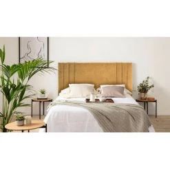 Tête De Lit BOBOCHIC - Tête De Lit 160cm BERENICE Jaune Moutarde - Jaune Moutarde -BOBOCHIC Soldes 2022 44825903 3