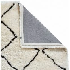 Tapis BOBOCHIC - Tapis Poils Long XIMO Motif Berbère 120x170 Ivoire - Ivoire -BOBOCHIC Soldes 2022 46523329 3