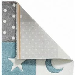 Tapis Enfant BOBOCHIC - Tapis Enfant Poils Courts STAR KID Imprimé 80x150 Bleu -BOBOCHIC Soldes 2022 46534953 3