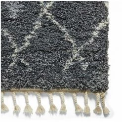 Tapis BOBOCHIC - Tapis Shaggy KRISATA Motif Berbère 120x170 Gris - Gris -BOBOCHIC Soldes 2022 46535059 4