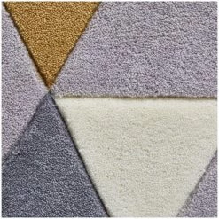 Tapis BOBOCHIC - Tapis Poils Courts RIDA Motif Graphique 120x170 Jaune - Jaune -BOBOCHIC Soldes 2022 46535091 5