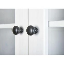 Buffets BOBOCHIC - Vaisselier 130cm WINTERLAND Blanc Bois Massif - Blanc -BOBOCHIC Soldes 2022 46739363 5