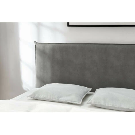 Lit Complet BOBOCHIC - Ensemble De Literie Complet OMIRA 180x200 Cm 180x200 Gris Anthracite - Gris Anthracite 7 Lit Complet BOBOCHIC - Ensemble De Literie Complet OMIRA 180x200 Cm 180x200 Gris Anthracite - Gris Anthracite â Image 5