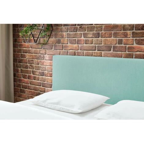 Lit Complet BOBOCHIC - Ensemble De Literie Complet OHARA 180x200 Cm 180x200 Bleu 7 Lit Complet BOBOCHIC - Ensemble De Literie Complet OHARA 180x200 Cm 180x200 Bleu – Image 5