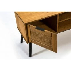 BOBOCHIC Meuble TV 140 Cm YOKO Bois Clair - Marron -BOBOCHIC Soldes 2022 48343624 4