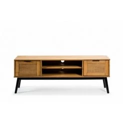 BOBOCHIC Meuble TV 140 Cm YOKO Bois Clair - Marron -BOBOCHIC Soldes 2022 48343624 5