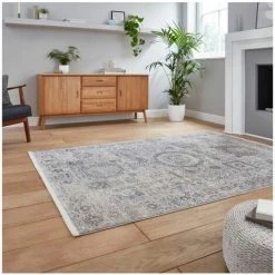 Tapis BOBOCHIC - Tapis Poil Mi-long Rectangulaire ANNE Motif Oriental 120x170 Gris - Gris 9 Tapis BOBOCHIC - Tapis Poil Mi-long Rectangulaire ANNE Motif Oriental 120x170 Gris - Gris -BOBOCHIC Soldes 2022 48789958 3