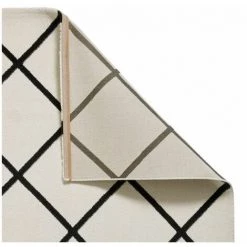 Tapis BOBOCHIC - Tapis Poils Courts EMILIO Motif Graphique 120x170 Noir Et écru - Noir Et écru -BOBOCHIC Soldes 2022 48790019 4